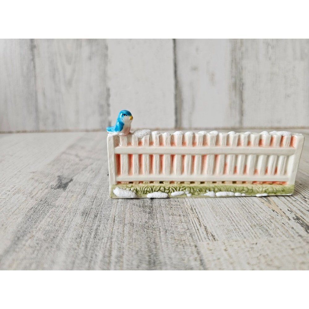 Walter brockmann‎ fence bluebird accessory vintage Xmas decor